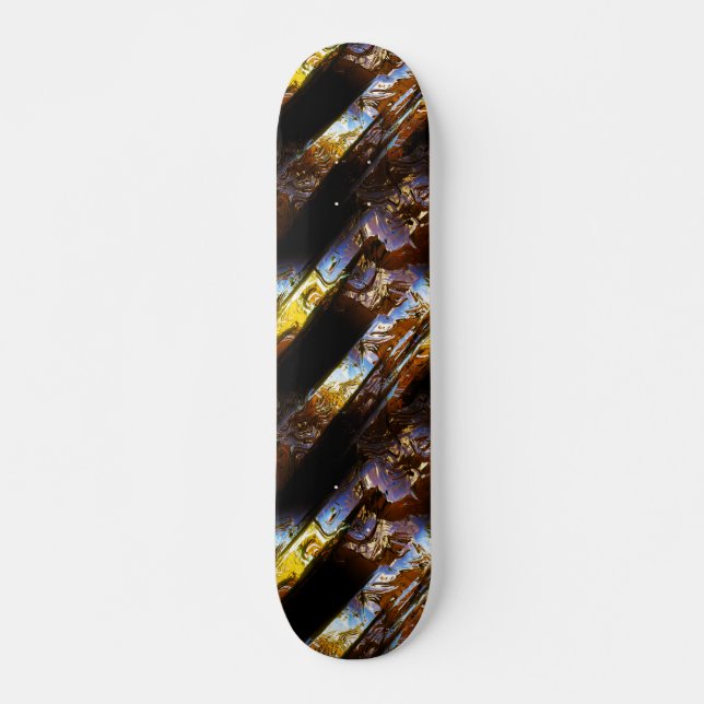 Sci-Fi Metal Art 2-3 Skateboard (Front)
