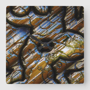 Sci-Fi Metal Art 2-9 Clock