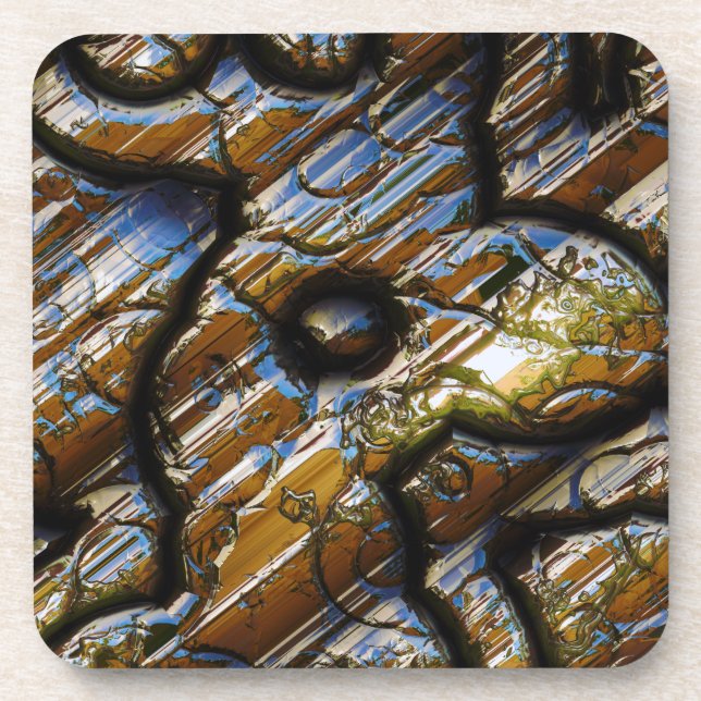 Sci-Fi Metal Art 2-9 Dessous de verre de liège (Devant)