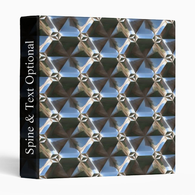 Sci-Fi Metal Pattern 7 Binder Options (Front/Spine)