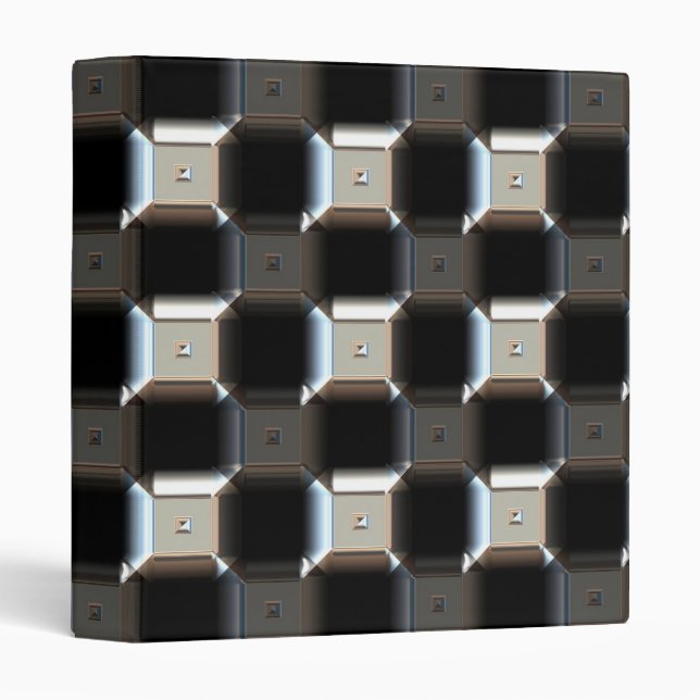 Sci-Fi Metal Patterns 1 Binders (Front/Spine)