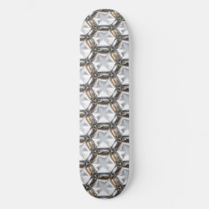 Sci-Fi Metal Patterns 4 Skateboards