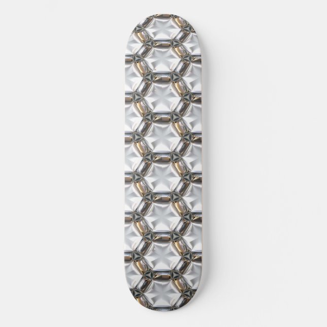 Sci-Fi Metal Patterns 4 Skateboards (Front)