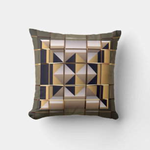 Sci-Fi Metal Patterns 6 Pillows Options