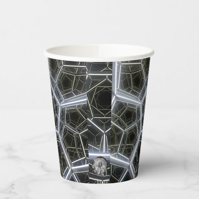 Sci-Fi Multi-Dimensional Paper Cups (Left)