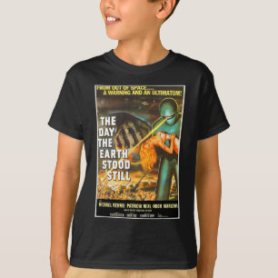 Sci Fi Robot Halloween Earth Invasion Science Fict T-Shirt