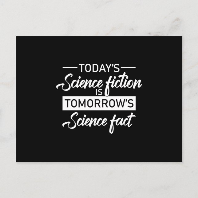 Sci-Fi Science Fiction Space Ufo Alien Funny Gift Postcard (Front)