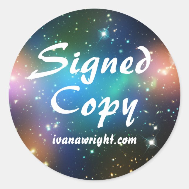 Sci Fi Signed Copy with URL Stickers (Front)