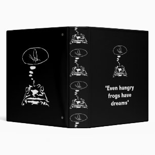 Sci-Fi smart animals "Hungry Frog Dreams"          Binder