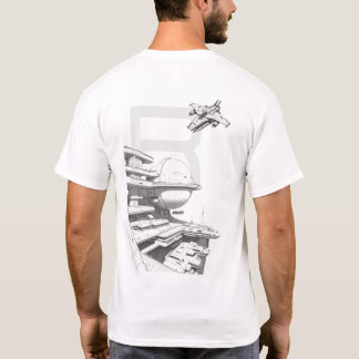 Sci-Fi T-shirt Traversing the Universe 02 C Back