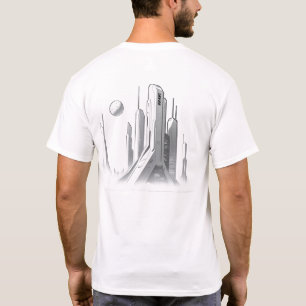 Sci-Fi T-shirt Traversing the Universe 03 C Back