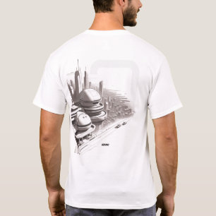 Sci-Fi T-shirt Traversing the Universe 03 D Back