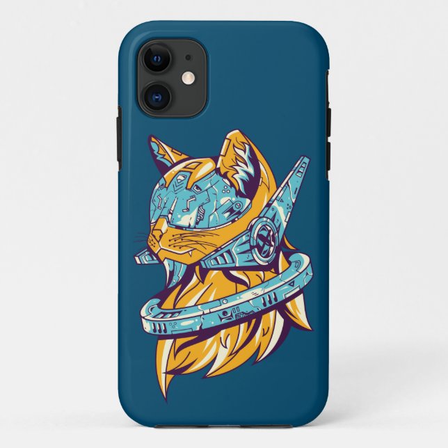 Sci-Fi-TechnoCat Case-Mate iPhone Case (Back)