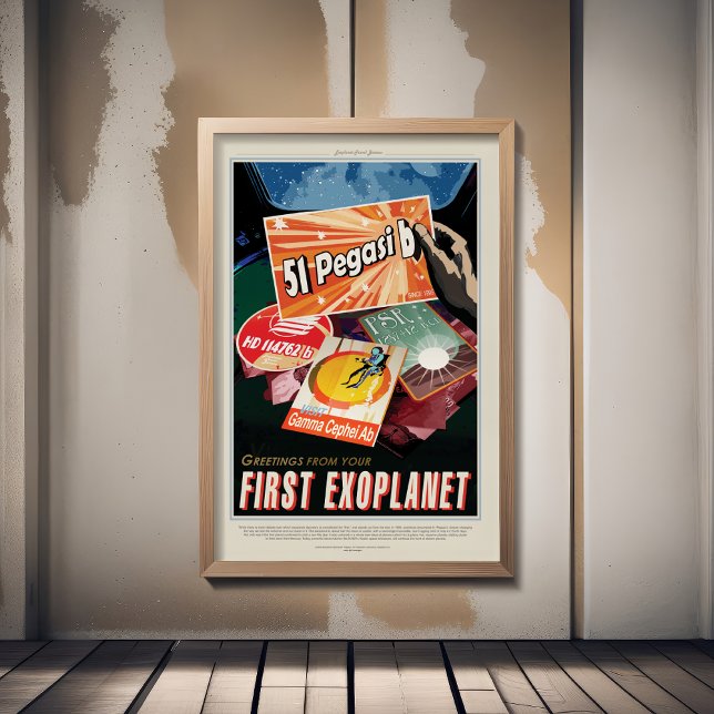Sci-Fi Travel Ad, Planet 51 Pegasi B Photo Print (Creator Uploaded)