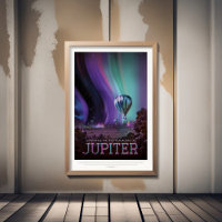 Sci-Fi Travel Ad, Planet Jupiter