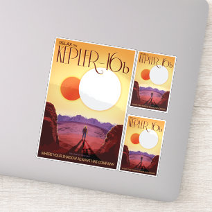 Sci-Fi Travel Ad, Planet Kepler-16b