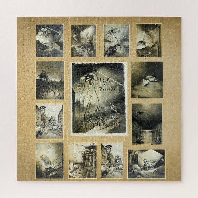 Sci Fi War of the Worlds Jigsaw Puzzle (Vertical)