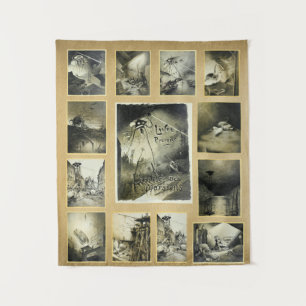 Sci Fi War of the Worlds Tapestry