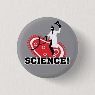 Science! 1 Inch Round Button