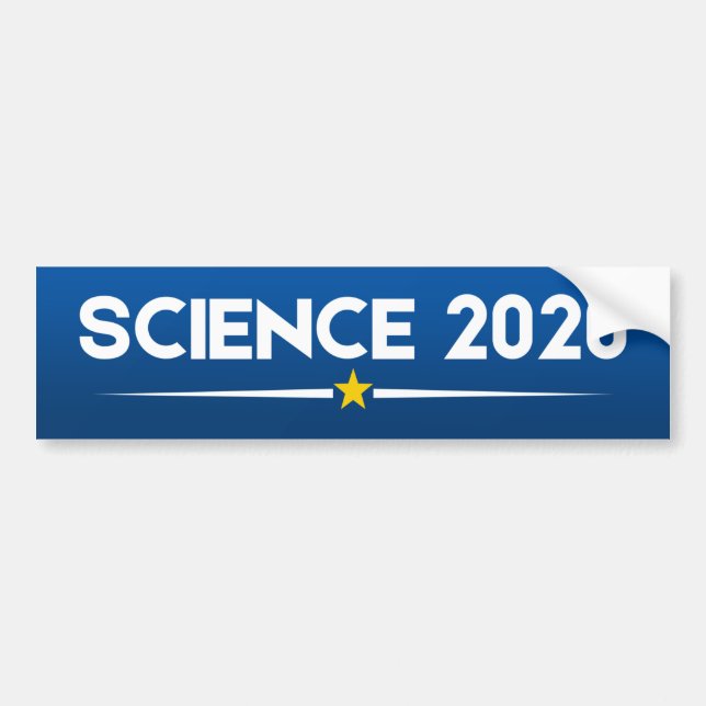 Science 2020 bumper sticker (Front)