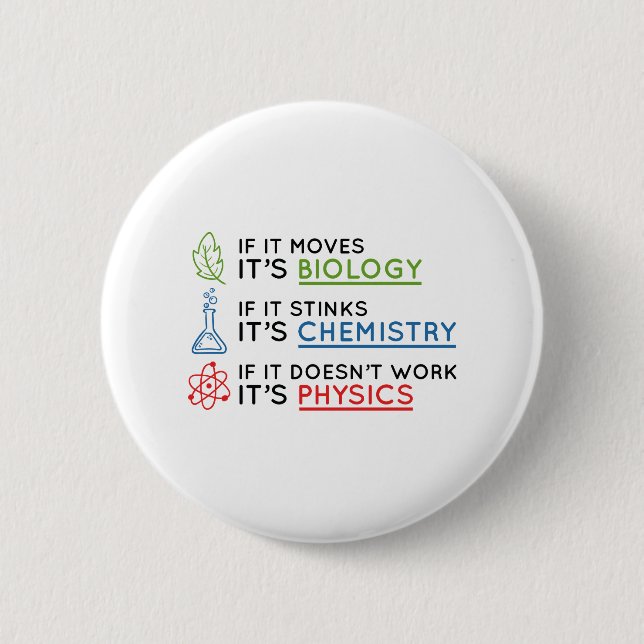 Science 2 Inch Round Button (Front)