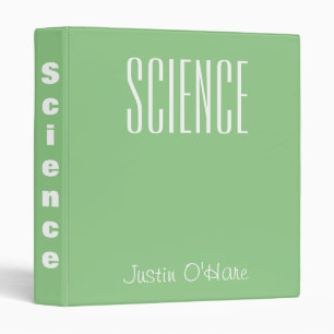 Science 3 ring binder