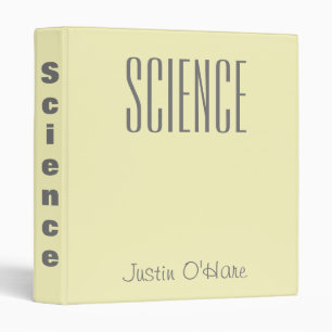 Science 3 ring binder