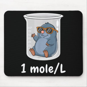 Science & Technology Funny Chemistry 1 Mole L Mouse Pad