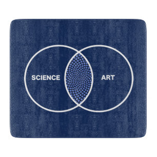 Science / Art Venn Diagram Cutting Board