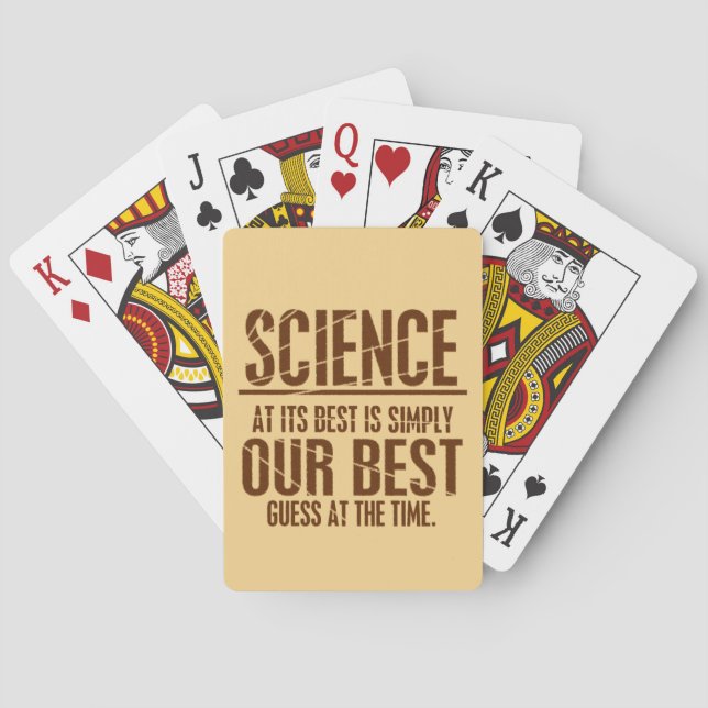 Science at Its Best Playing Cards (Back)