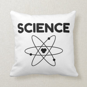 SCIENCE ATOM THROW PILLOW