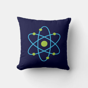 Science Atom Throw Pillow