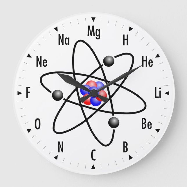 Science atomique / Horloge de chimie (Recto)