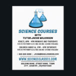 Science Beakers, Science Course Advertising Flyer<br><div class="desc">Science Beakers,  Science Course Advertising Flyers By The Business Card Store.</div>