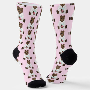Science Bear Socks