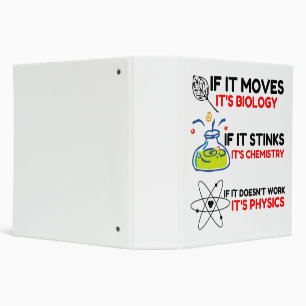 Science BIOLOGY CHEMISTRY PHYSICS Binder