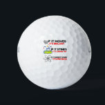 Science BIOLOGY CHEMISTRY PHYSICS Golf Balls<br><div class="desc">Cool,  Comic,  Love,  Funny,  Coupes,  Vintage sports,  Retro,  Party,  Cute,  Christmas,  Nerd,   humour,  Geek,  Hipster</div>