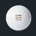 Science BIOLOGY CHEMISTRY PHYSICS Golf Balls<br><div class="desc">Cool,  Comic,  Love,  Funny,  Coupes,  Vintage sports,  Retro,  Cute,  Christmas,  Nerd,   humour,  Geek,  Hipster,  Science</div>