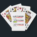 Science BIOLOGY CHEMISTRY PHYSICS Playing Cards<br><div class="desc">Cool,  Comic,  Love,  Funny,  Coupes,  Vintage sports,  Retro,  Cute,  Christmas,  Nerd,   humour,  Geek,  Hipster,  Science</div>