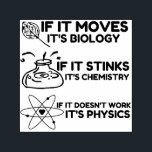 Science BIOLOGY CHEMISTRY PHYSICS Self-inking Stamp<br><div class="desc">Funny, cool, awesome, animals, nerd, geek, vintage, retro, sayings, gift idea, couple, love, sports</div>