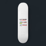 Science BIOLOGY CHEMISTRY PHYSICS Skateboard<br><div class="desc">Cool,  Comic,  Love,  Funny,  Coupes,  Vintage sports,  Retro,  Cute,  Christmas,   Geek, </div>