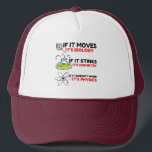 Science BIOLOGY CHEMISTRY PHYSICS Trucker Hat<br><div class="desc">chemistry,  gift,  biology,  student,  idea,  physicist,  quote,  teacher,  geek,  physics,  nerd,  saying,  funny</div>