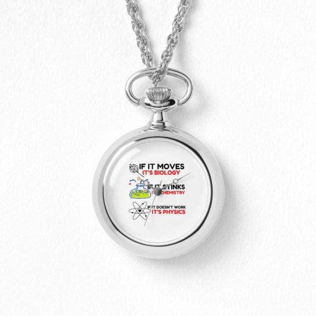 Science BIOLOGY CHEMISTRY PHYSICS Watch (Front)