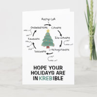 Science Biology Kreb's Cycle Christmas Teacher Fun