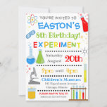 Science Birthday Invitation | Science Invite<br><div class="desc">Science Birthday Invitation
Science Invite
All designs are © NOTHING PANDA LLC</div>