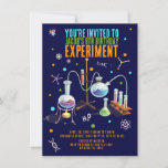 Science Birthday Invitations<br><div class="desc">Get ready for a scientific celebration with our Chemistry Set Kids Birthday Invitation! This science-themed invitation features neon-coloured accents,  perfect for young aspiring scientists. Invite your guests to join in the fun and excitement of an unforgettable chemistry party. Let the experiments and discoveries begin!</div>