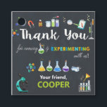 Science Birthday Party Boy Thank You Favour Tags<br><div class="desc">Personalize this awesome science party thank you tags with your details easily and quickly,  simply press the customize it button to further re-arrange and format the style and placement of the text.   Matching items available in store.</div>