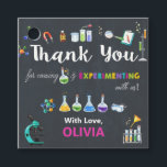 Science Birthday Party Girl Thank You Favour Tags<br><div class="desc">Personalize this awesome science party thank you tags with your details easily and quickly,  simply press the customize it button to further re-arrange and format the style and placement of the text.  Great for ANY AGE!  Matching items available in store.</div>