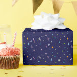 Science Birthday Wrapping Paper<br><div class="desc">Elevate the science-themed party atmosphere with our Chemistry Set Kids Birthday wrapping paper! These vibrant wrapping paper feature a captivating design of a chemistry set with neon-coloured accents, perfectly complementing your science-themed celebration. Add a touch of scientific charm to your party with these delightful wrapping paper!</div>