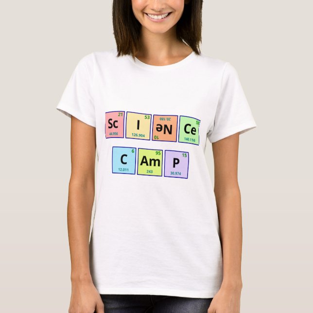Science Camp T-Shirt (Front)